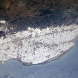 Imágenes de los invernaderos de Almería vistos desde Google Maps