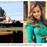 Electrocutada cuando intentaba sacarse un "selfie" en el techo de un tren