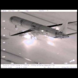 Aterrizaje de un 757 visto con cámara térmica