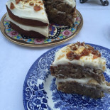 Hummingbird cake, tarta de nueces pecanas