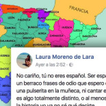 No cariño, tú no eres español. El mensaje de Laura es lo único que te podrá alegrar el día