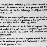 Los diputados suspendidos de JxCat manifiestan por carta que prefieren perder la mayoría a ser sustituidos