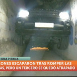 Unos ladrones quedan atrapados en el coche en un callejón de Totana al tratar de huir de la Policía