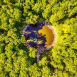 El Cráter de Kaali, uno de los impactos de meteorito más recientes sobre un área habitada