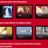 Su pulmón podrido, gracias. Sanidad recupera el plan para imponer imágenes de impacto en el tabaco