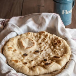 Receta de pan plano en sartén