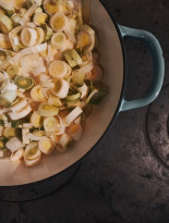 Magdalenas de puerro