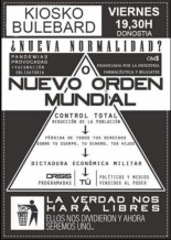 Una persona detenida y 30 identificadas en una concentración contra las mascarillas en Donostia