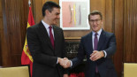 Reunión de Pedro Sánchez y Feijóo, en directo | El Gobierno confirma que la Comisión Europea será la que "medie y verifique" la renovación del Poder Judicial
