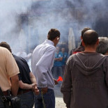 Los mineros protestan en León, irrumpen un programa de radio, y señalan que el alcalde se ha refugiado en la Diputación