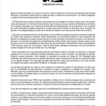 Comunicado SFDK sobre lo ocurrido en el festival Bioritme