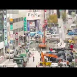 Timelapse de la reparación en siete días del agujero de Fukuoka en Japón