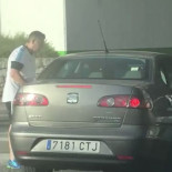 Pelea de flipaos expertos en una rotonda de Mijas-Costa