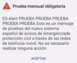 Emergencias 112: Interior enviará desde el lunes alertas a móviles en un ensayo de aviso rápido de catástrofes