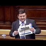 López Tena contando la verdad sobre los peajes en el Parlament [cat]