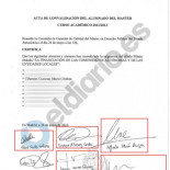 Cifuentes aprobó tres asignaturas de su máster con unas actas con firmas de profesores falsificadas