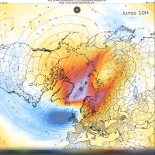 El Vórtice Polar Estratosférico colapsa completamente en Febrero