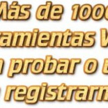 Más de 1000 herramientas web que podemos probar o usar completamente sin registrarnos
