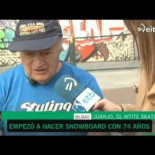 Juanjo, 'skater' a sus 76 años