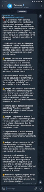 Es legal que me escriba Pável?