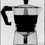 Radiografía con neutrones de una cafetera