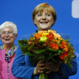 Merkel gana las elecciones en alemania con un 42 % de votos, un 9 % mas que las pasadas elecciones