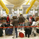 Apagón en la T-4 de Barajas
