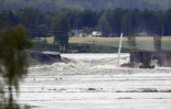 Una presa se rompe parcialmente en Noruega tras días de lluvias torrenciales e inundaciones