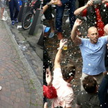 Seguidores ingleses humillan a un niño de 7 años haciéndole beber alcohol por dinero