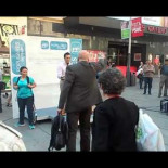 Acto electoral del PP en Callao (Madrid) acaba entre abucheos