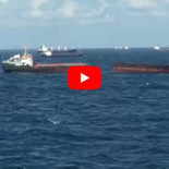 Se parte en dos un granelero en el mar Negro