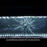 Radiación alfa visible en una cámara Wilson