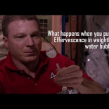 Video de pastilla efervescente en la Estación Espacial Internacional