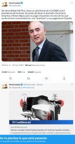 No, Rafael del Pino no cobra el "bono social eléctrico para consumidores vulnerables"