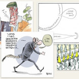 Viñeta de Mingote: Diferencias entre reputado, disputado e imputado