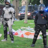 Mas y la presidenta del Parlament llegan en helicóptero a la cámara catalana