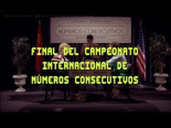 Final del campeonato internacional de números consecutivos