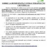 Una farmacia de Madrid hace campaña contra la homeopatía