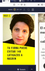Nasrin Sotoudeh y la publicidad de AI