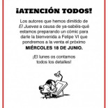 Los dibujantes dimitidos de "El Jueves" preparan un cómic para la coronación de Felipe VI