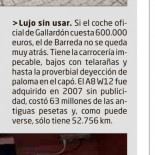 El Mundo utiliza Pesetas o Euros según hable de gastos del PSOE o del PP