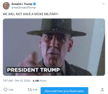 Trump no entendió "La chaqueta metálica"