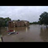 Timelapse de las inundaciones en Houston