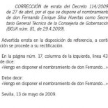 ¿Dónde está la errata, aquí o aquí?