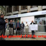 CGT ocupa una sucursal de Deutsche Bank en Sevilla para exigir la libertad de detenidos el 25S