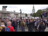 En directo: Protestas contra las medidas de confinamiento en Londres
