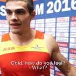 El momento en el que Bruno Hortelano se entera de que es campeón de Europa