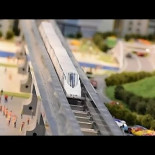 Tren de levitación magnética japonés en miniatura (e 1/150)