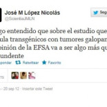 ¿Quién revisó científicamente el artículo del maíz transgénico que produce tumores malignos?