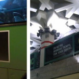 Dos formas de hacer publicidad en el transporte público